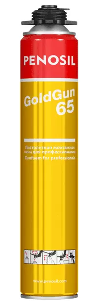 Монтажная пена Penosil Gold Gun 65 профессиональная с увеличенным выходом 875мл: купить оптом и в розницу в интернет магазине Сталь Крепеж - размеры, цены, характеристики. Монтажная пена Penosil Gold Gun 65 профессиональная с увеличенным выходом 875мл оптом и в розницу на сайте Сталь Крепеж