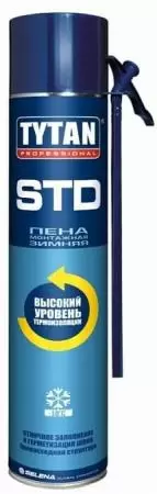 Монтажная пена Tytan Professional STD зимняя 750мл: купить оптом и в розницу в интернет магазине Сталь Крепеж - размеры, цены, характеристики. Монтажная пена Tytan Professional STD зимняя 750мл оптом и в розницу на сайте Сталь Крепеж