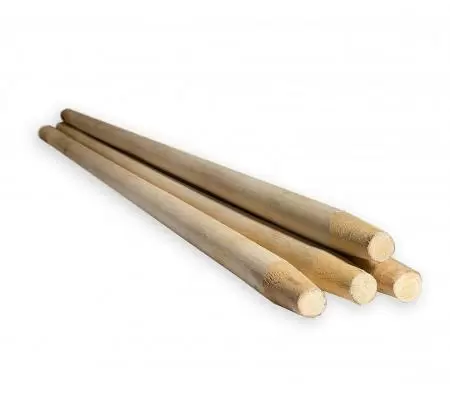 Черенок для лопат диаметр 40мм, первый сорт, сушеный, береза (под конус) оптом и в розницу на сайте Сталь Крепеж