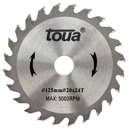 Диск пильный по дереву Toua 125x20 мм 24T: купить оптом и в розницу в интернет магазине Сталь Крепеж - размеры, цены, характеристики. Диск пильный по дереву Toua 125x20 мм 24T оптом и в розницу на сайте Сталь Крепеж