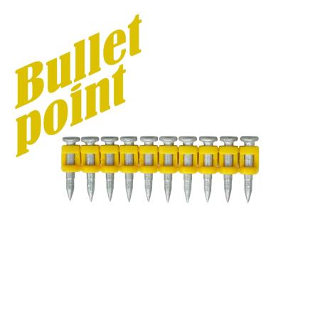 Усиленные дюбель-гвозди по бетону, металлу тип CN MG Bullet-Point 22 упаковка 1000 шт. оптом и в розницу на сайте Сталь Крепеж