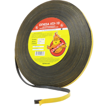 Лента термоуплотнительная ОГНЕЗА-ЛТУ 2х10м: купить оптом и в розницу в интернет магазине Сталь Крепеж - размеры, цены, характеристики. Лента термоуплотнительная ОГНЕЗА-ЛТУ 2х10м оптом и в розницу на сайте Сталь Крепеж