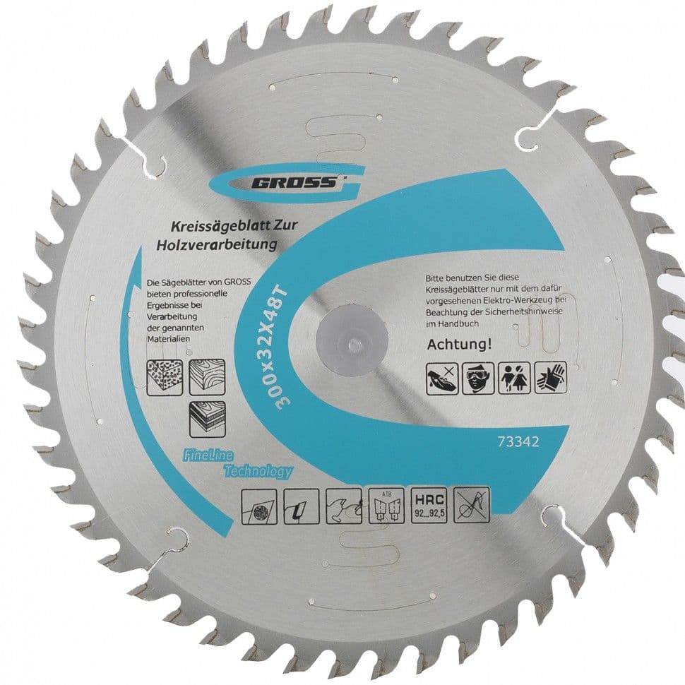 Пильный диск по дереву 300 x 32 x 48Т Gross: купить оптом и в розницу в интернет магазине Сталь Крепеж - размеры, цены, характеристики. Пильный диск по дереву 300 x 32 x 48Т Gross оптом и в розницу на сайте Сталь Крепеж