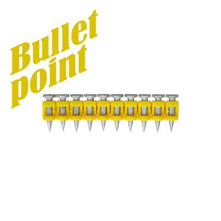 Усиленные дюбель-гвозди по бетону, металлу тип CN MG Bullet-Point 17 упаковка 1000 шт. оптом и в розницу на сайте Сталь Крепеж
