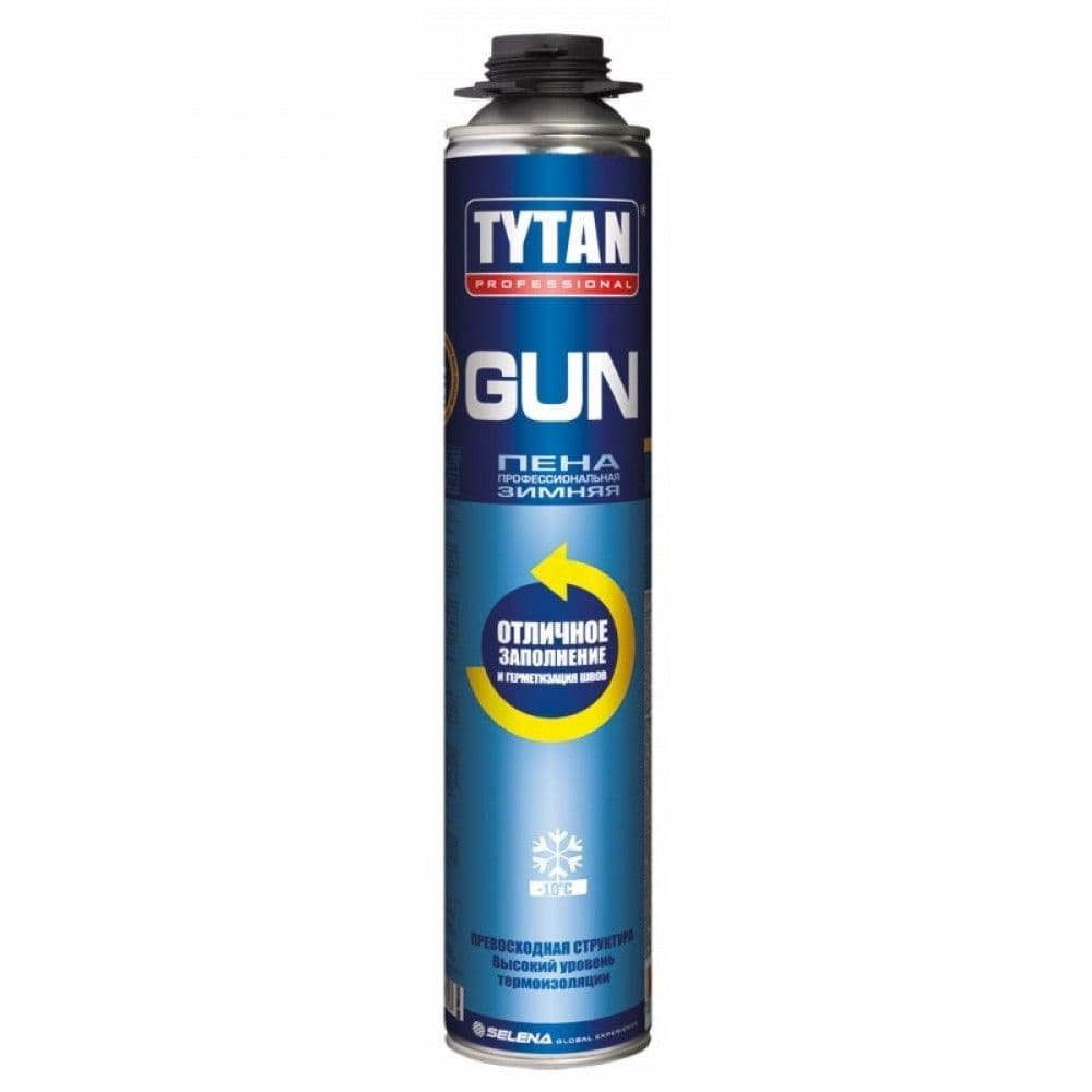 Монтажная пена Tytan Professional GUN 45 профессиональная зимняя  оптом и в розницу на сайте Сталь Крепеж