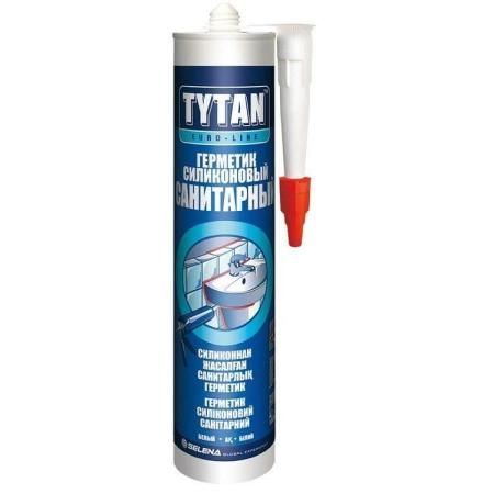 Герметик санитарный Tytan Euro-Line Белый силиконовый 290мл оптом и в розницу на сайте Сталь Крепеж