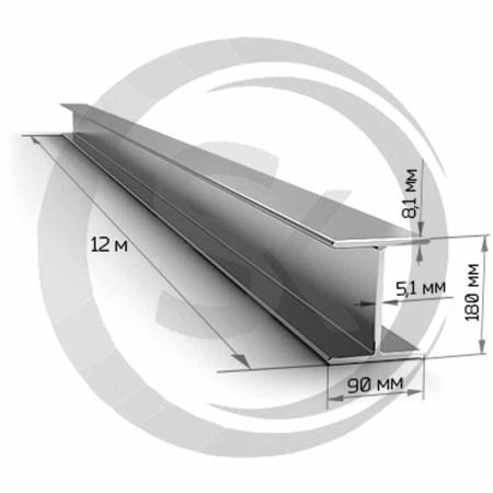 Двутавровая балка 18мм, стальная оптом и в розницу на сайте Сталь Крепеж