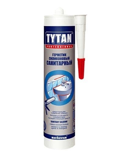 Герметик санитарный Tytan Euro-Line Бесцветный силиконовый 310мл оптом и в розницу на сайте Сталь Крепеж