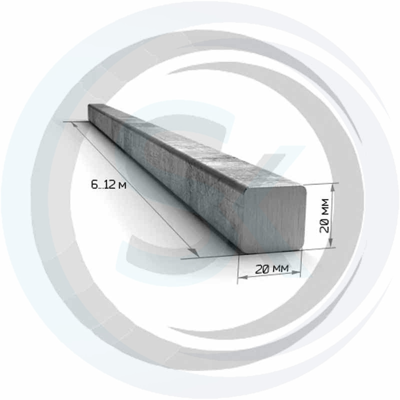 Квадрат стальной 20х20мм: купить оптом и в розницу в интернет магазине Сталь Крепеж - размеры, цены, характеристики. Квадрат стальной 20х20мм оптом и в розницу на сайте Сталь Крепеж