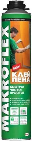 Клей-пена строительная Makroflex Prof профессиональная 850мл оптом и в розницу на сайте Сталь Крепеж