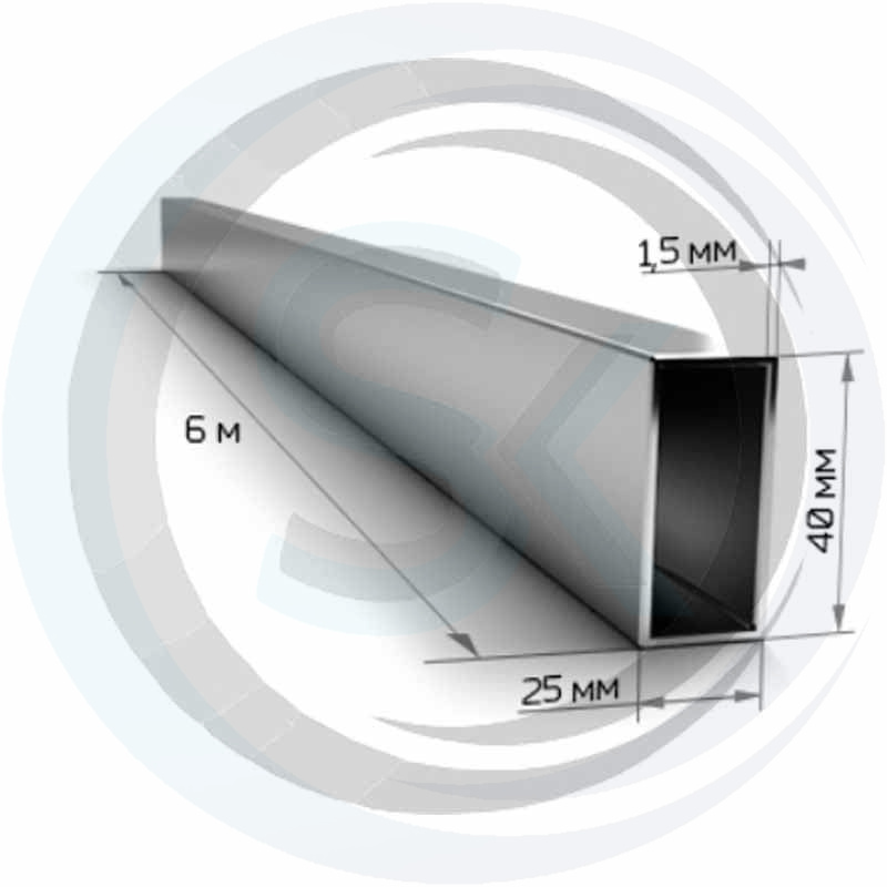 Труба профильная 40х25, толщина 1,5мм: купить оптом и в розницу в интернет магазине Сталь Крепеж - размеры, цены, характеристики. Труба профильная 40х25, толщина 1,5мм оптом и в розницу на сайте Сталь Крепеж
