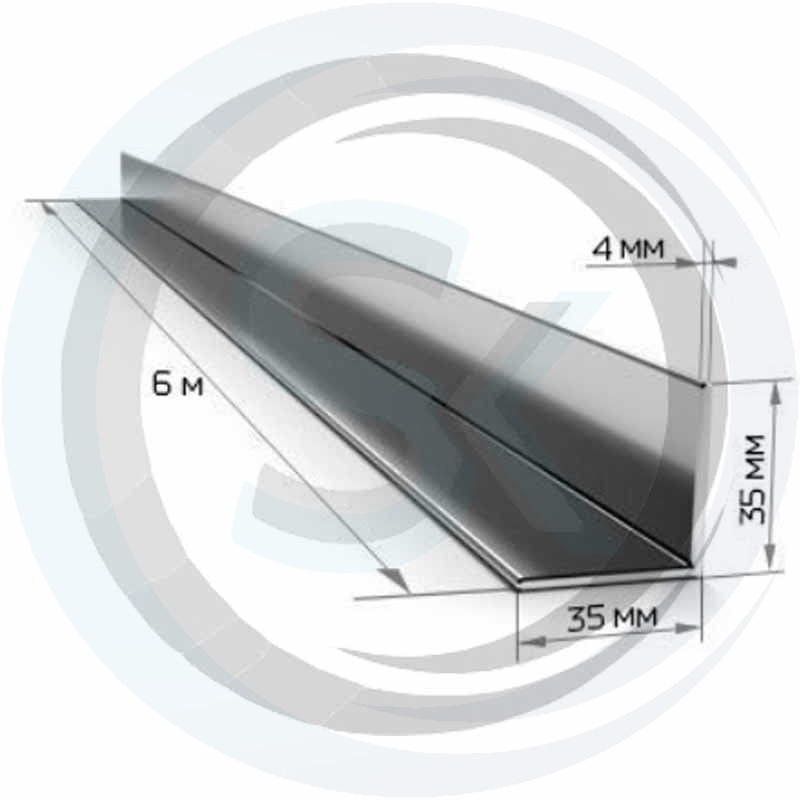Уголок 35х35мм стальной, толщина 4мм: купить оптом и в розницу в интернет магазине Сталь Крепеж - размеры, цены, характеристики. Уголок 35х35мм стальной, толщина 4мм оптом и в розницу на сайте Сталь Крепеж