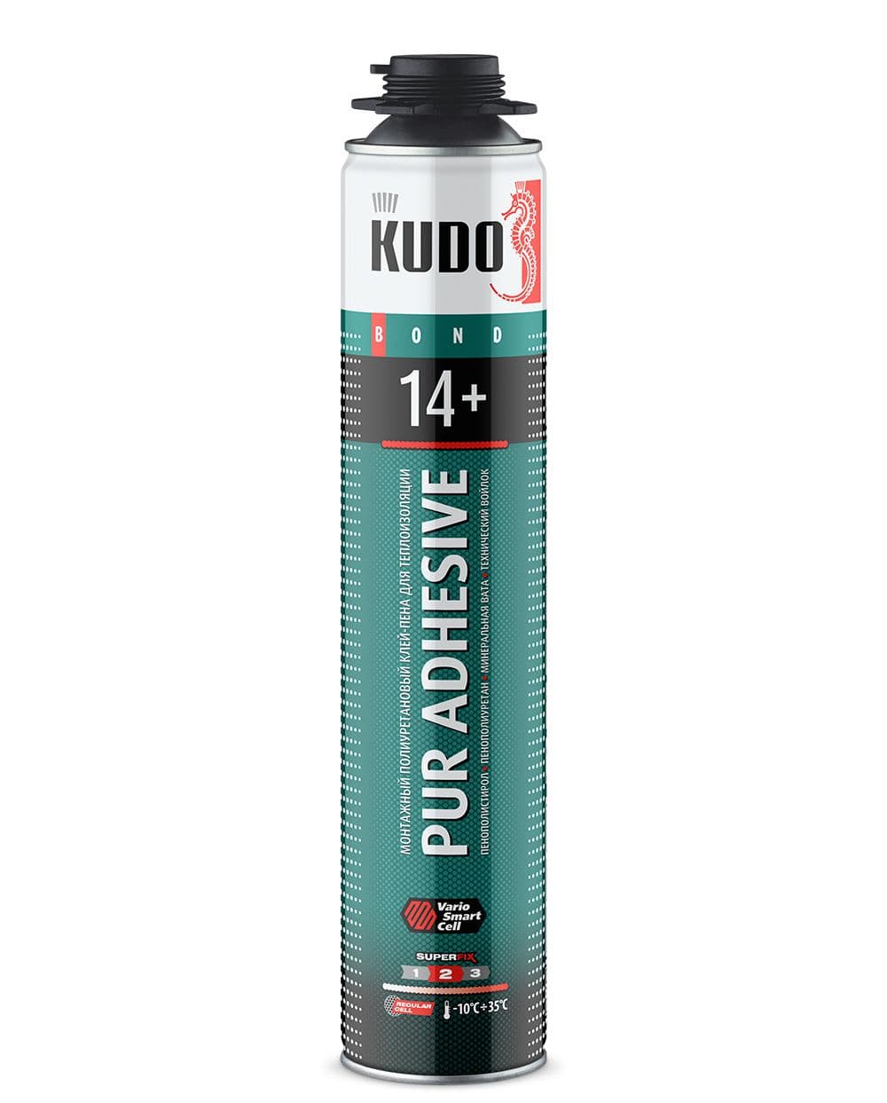 Монтажный клей-пена Kudo Proff 14 + Полиуретановый 1000 мл оптом и в розницу на сайте Сталь Крепеж