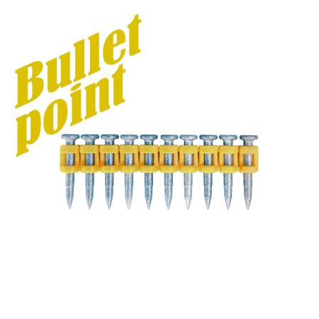 Усиленные дюбель-гвозди по бетону, металлу тип CN MG Bullet-Point 25 упаковка 1000 шт. оптом и в розницу на сайте Сталь Крепеж