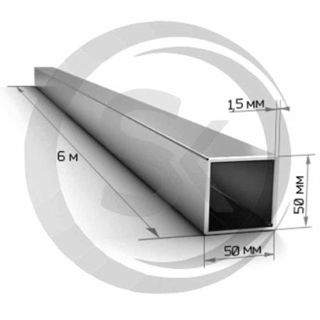 Труба квадратная 50х50, толщина 1,5мм оптом и в розницу на сайте Сталь Крепеж