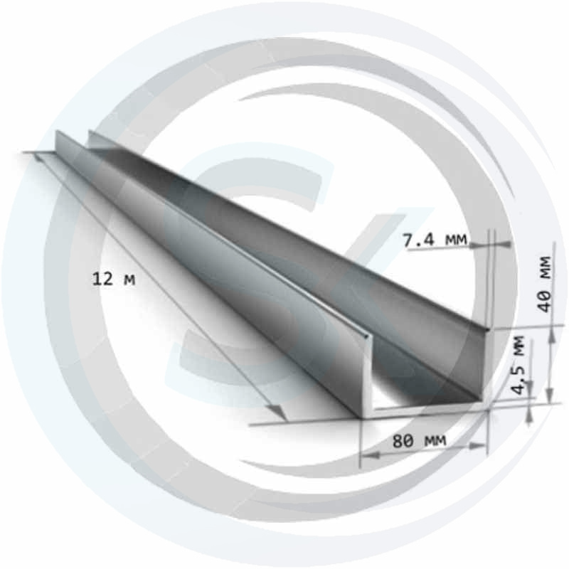 Швеллер стальной 8: купить оптом и в розницу в интернет магазине Сталь Крепеж - размеры, цены, характеристики. Швеллер стальной 8 оптом и в розницу на сайте Сталь Крепеж