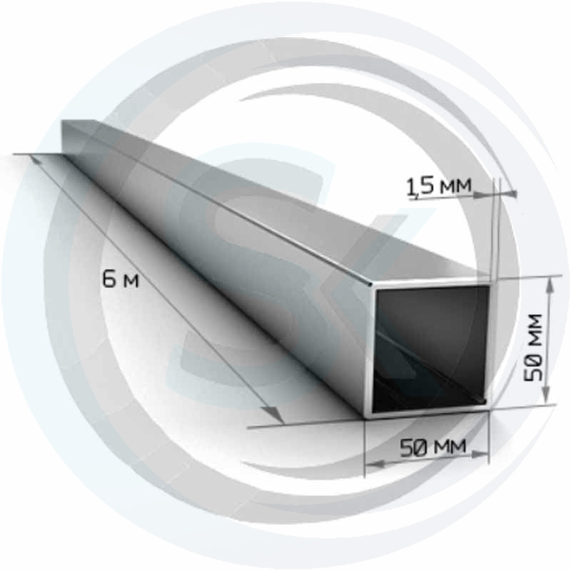 Труба квадратная 50х50, толщина 1,5мм: купить оптом и в розницу в интернет магазине Сталь Крепеж - размеры, цены, характеристики. Труба квадратная 50х50, толщина 1,5мм оптом и в розницу на сайте Сталь Крепеж