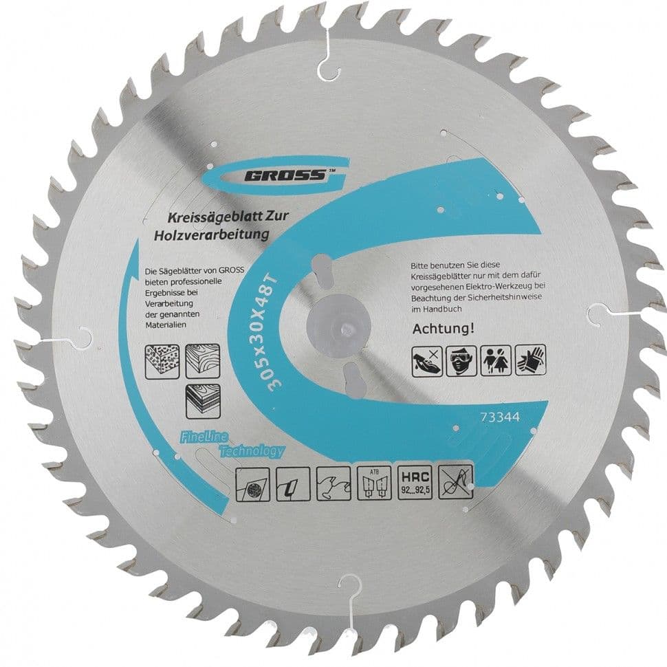 Пильный диск по дереву 305 x 30 x 48Т Gross: купить оптом и в розницу в интернет магазине Сталь Крепеж - размеры, цены, характеристики. Пильный диск по дереву 305 x 30 x 48Т Gross оптом и в розницу на сайте Сталь Крепеж