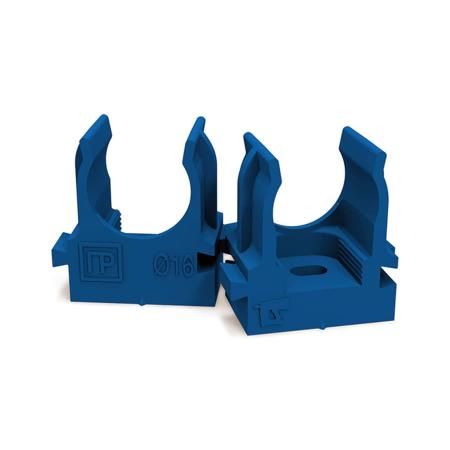 Крепеж-клипса для труб для монтажного пистолета синяя в п/э д32 (25шт) Промрукав: купить оптом и в розницу в интернет магазине Сталь Крепеж - размеры, цены, характеристики. Крепеж-клипса для труб для монтажного пистолета синяя в п/э д32 (25шт) Промрукав оптом и в розницу на сайте Сталь Крепеж