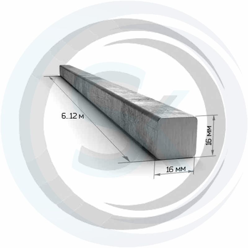 Квадрат стальной 16х16мм: купить оптом и в розницу в интернет магазине Сталь Крепеж - размеры, цены, характеристики. Квадрат стальной 16х16мм оптом и в розницу на сайте Сталь Крепеж