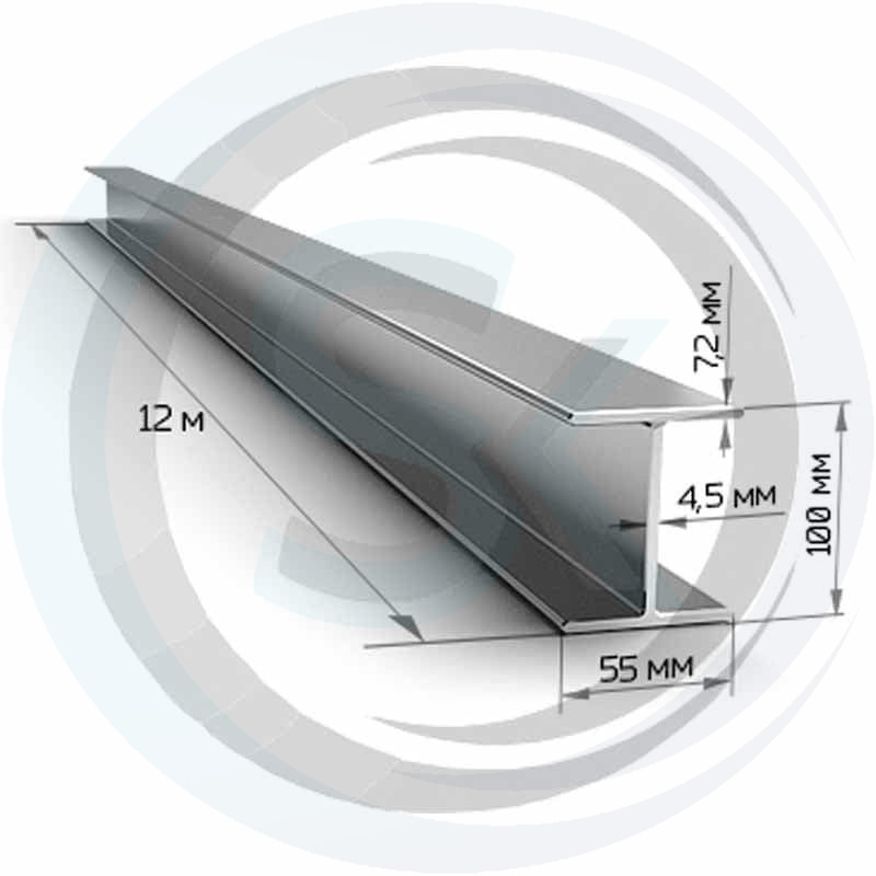 Двутавровая балка 10мм, стальная: купить оптом и в розницу в интернет магазине Сталь Крепеж - размеры, цены, характеристики. Двутавровая балка 10мм, стальная оптом и в розницу на сайте Сталь Крепеж