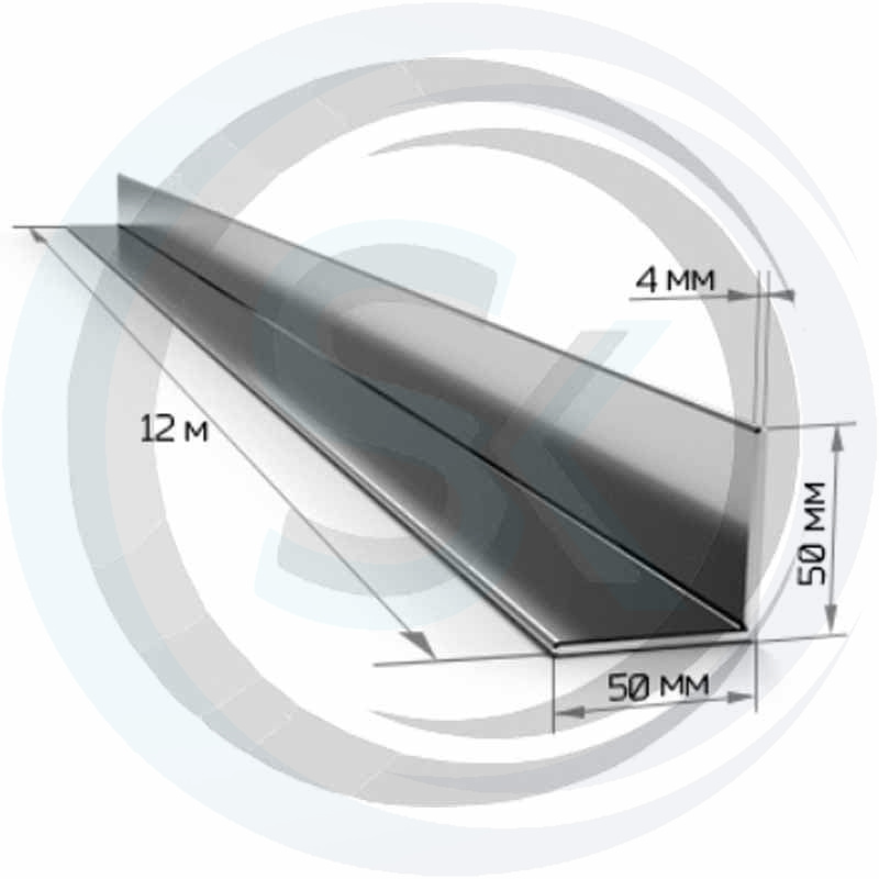 Уголок 50х50мм стальной, толщина 4мм: купить оптом и в розницу в интернет магазине Сталь Крепеж - размеры, цены, характеристики. Уголок 50х50мм стальной, толщина 4мм оптом и в розницу на сайте Сталь Крепеж