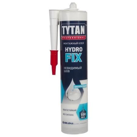 Клей монтажный Tytan Hydro Fix Прозрачный профессиональный 310 мл оптом и в розницу на сайте Сталь Крепеж