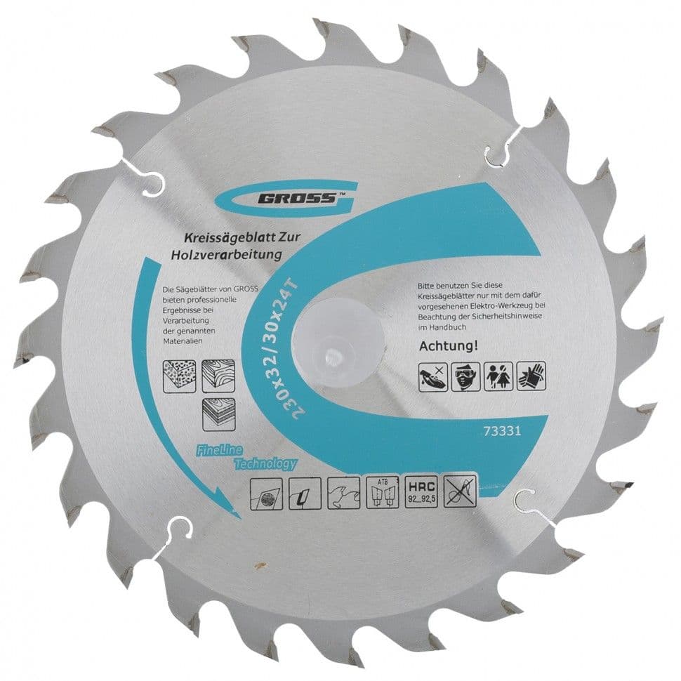 Пильный диск по дереву 230 x 32/30 x 24Т Gross: купить оптом и в розницу в интернет магазине Сталь Крепеж - размеры, цены, характеристики. Пильный диск по дереву 230 x 32/30 x 24Т Gross оптом и в розницу на сайте Сталь Крепеж