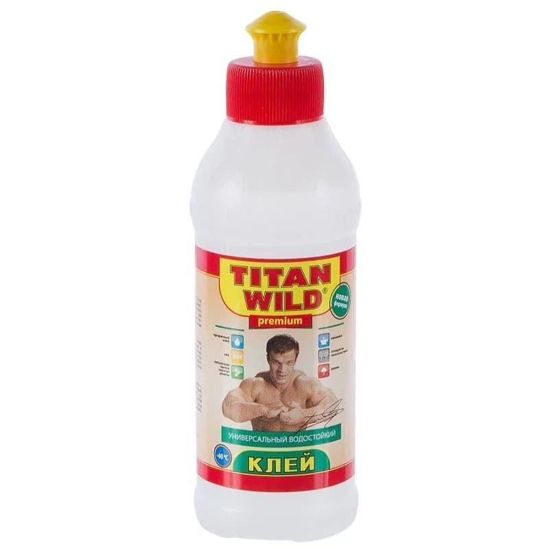 Клей Titan Wild Водостойкий, прозрачный, универсальный 1 л. оптом и в розницу на сайте Сталь Крепеж