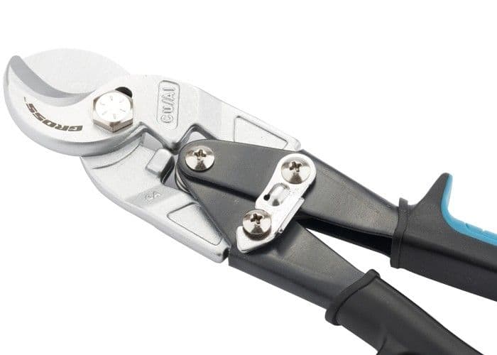 Кабелерез "Piranha", 240 мм, двухкомпонентные рукоятки, D кабеля до 14 мм, сечение 14 мм2 Gross оптом и в розницу на сайте Сталь Крепеж